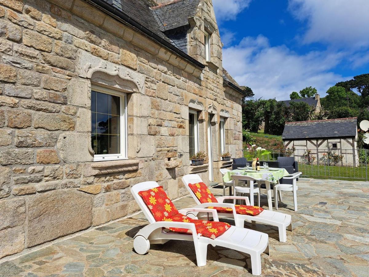 Breton Granite Stone House With Fantastic Sea Views Saint-Pol-de-Léon Exterior foto